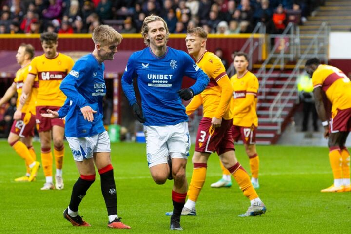 Motherwell F.C. vs Rangers F.C. Timeline