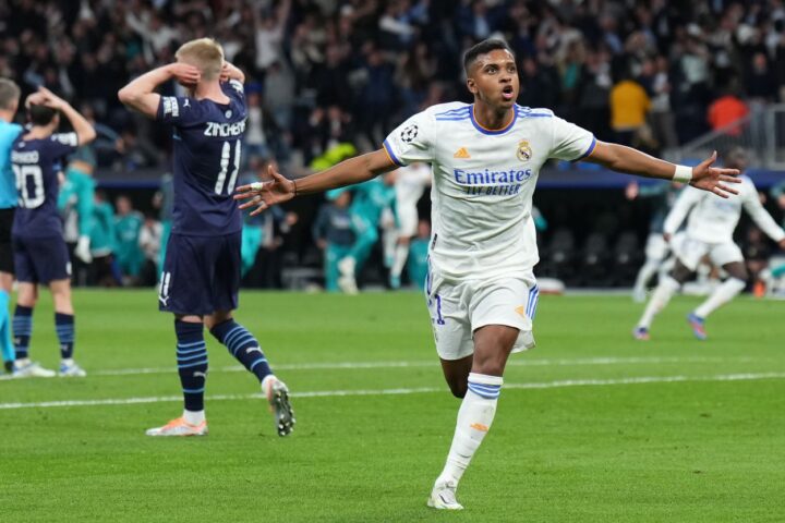 Real Madrid vs Manchester City timeline