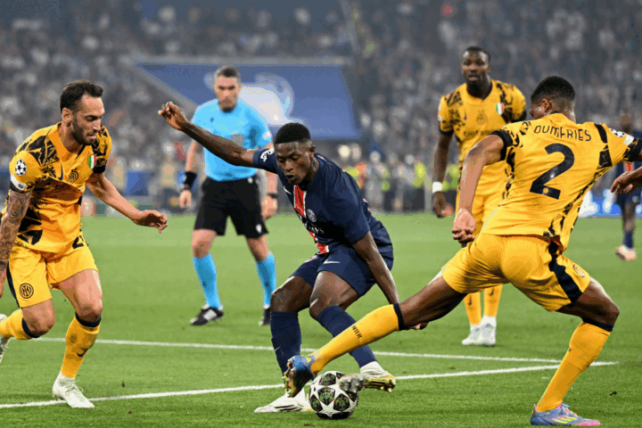 psg vs inter milan timeline
