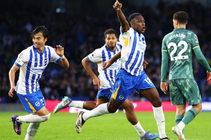 Brighton & Hove Albion F.C. vs Tottenham Hotspur Timeline