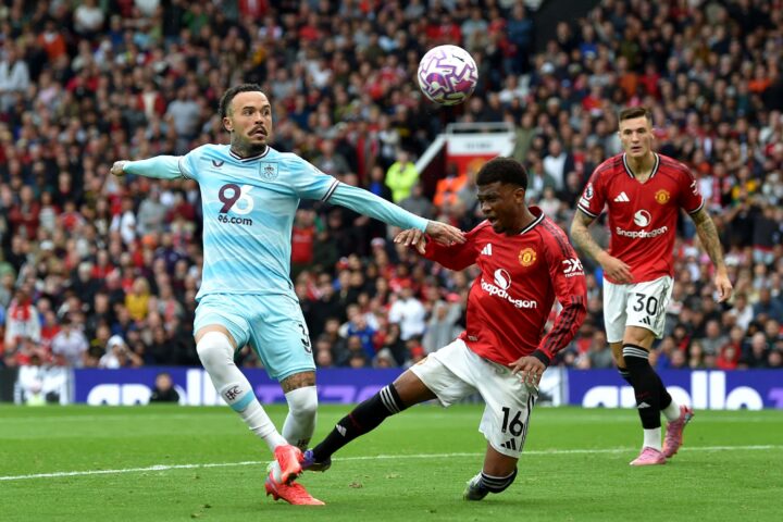 Manchester United FC vs Burnley FC timeline