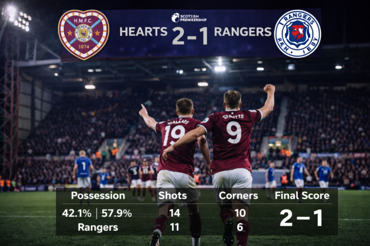 heart of midlothian f.c. vs rangers f.c. timeline