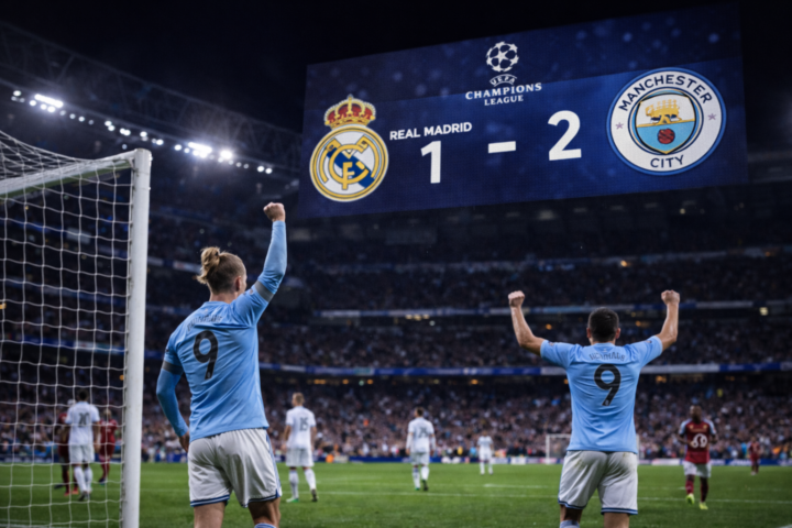 man city vs real madrid timeline