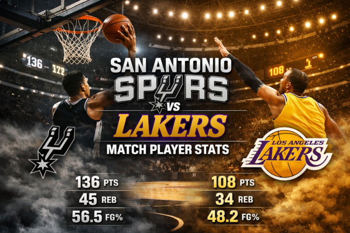 San Antonio Spurs vs Lakers match player stats